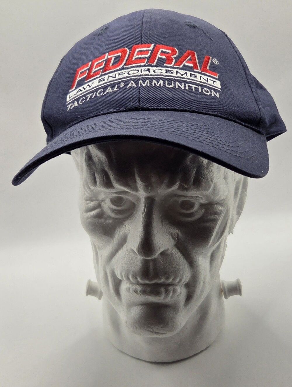 VTG 90s/2000s Federal Brand Law Enforcement Tactical Ammunition Snapback Cap Hat